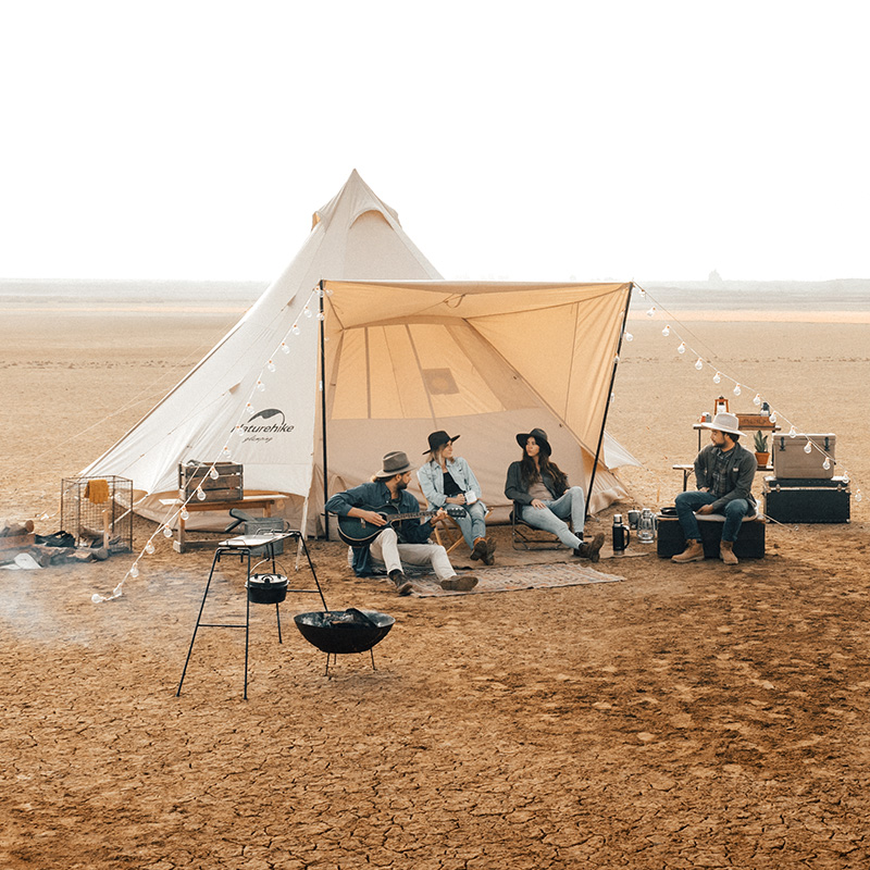 Naturehike bavlnený stan na glamping Pyramída 20
